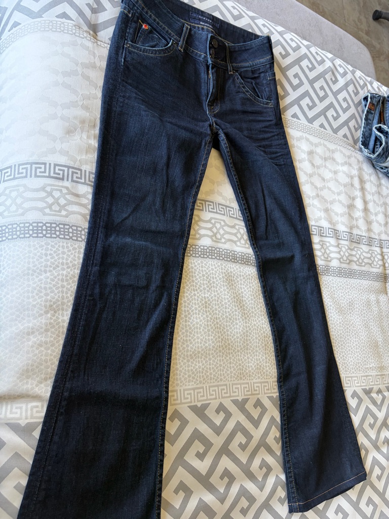 Hudson Jeans Womens Dark Indigo Bootcut Denim